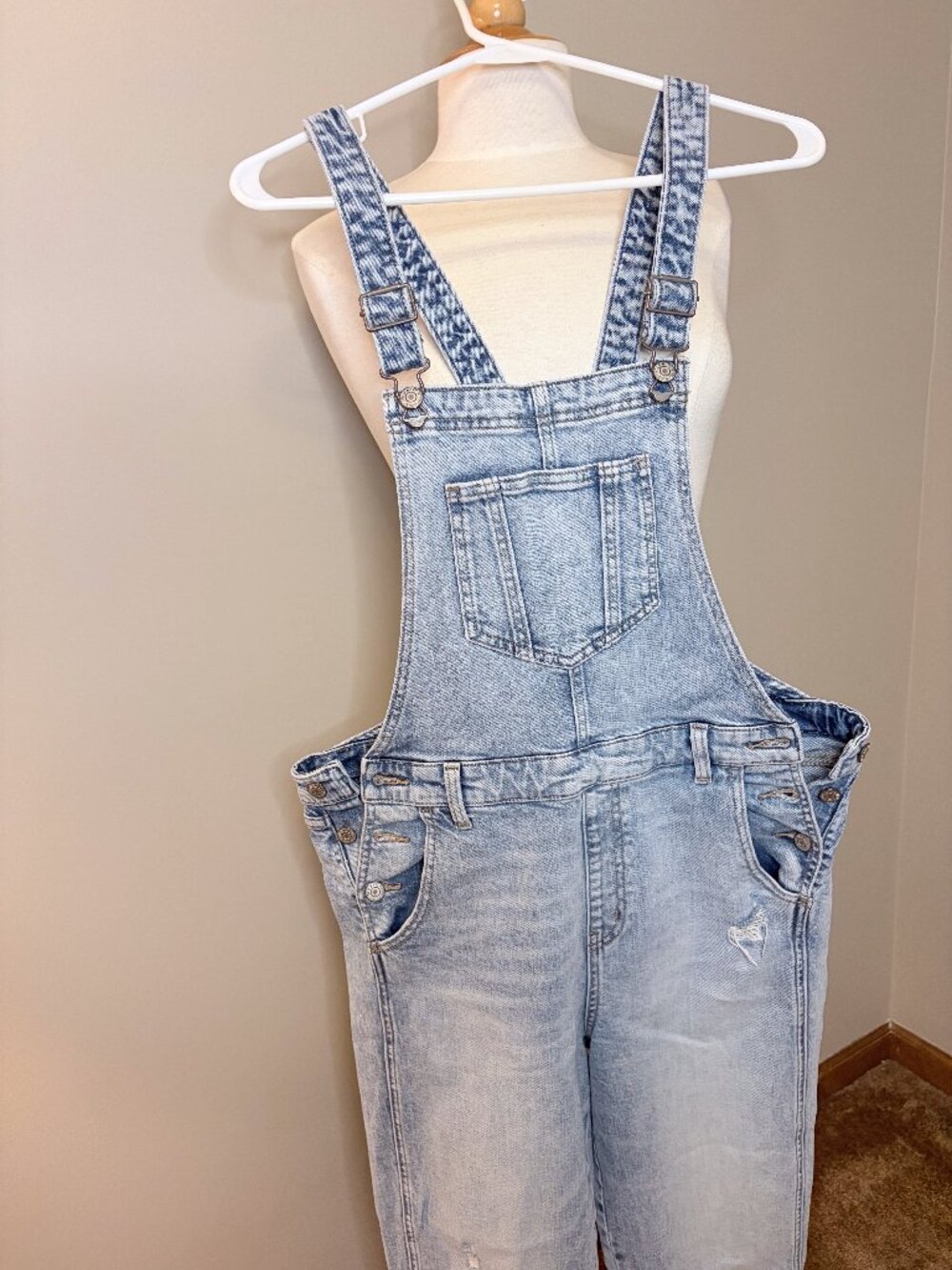 Old Navy, Women's Overalls, Blue Jean, Size 12 Tall, Large
